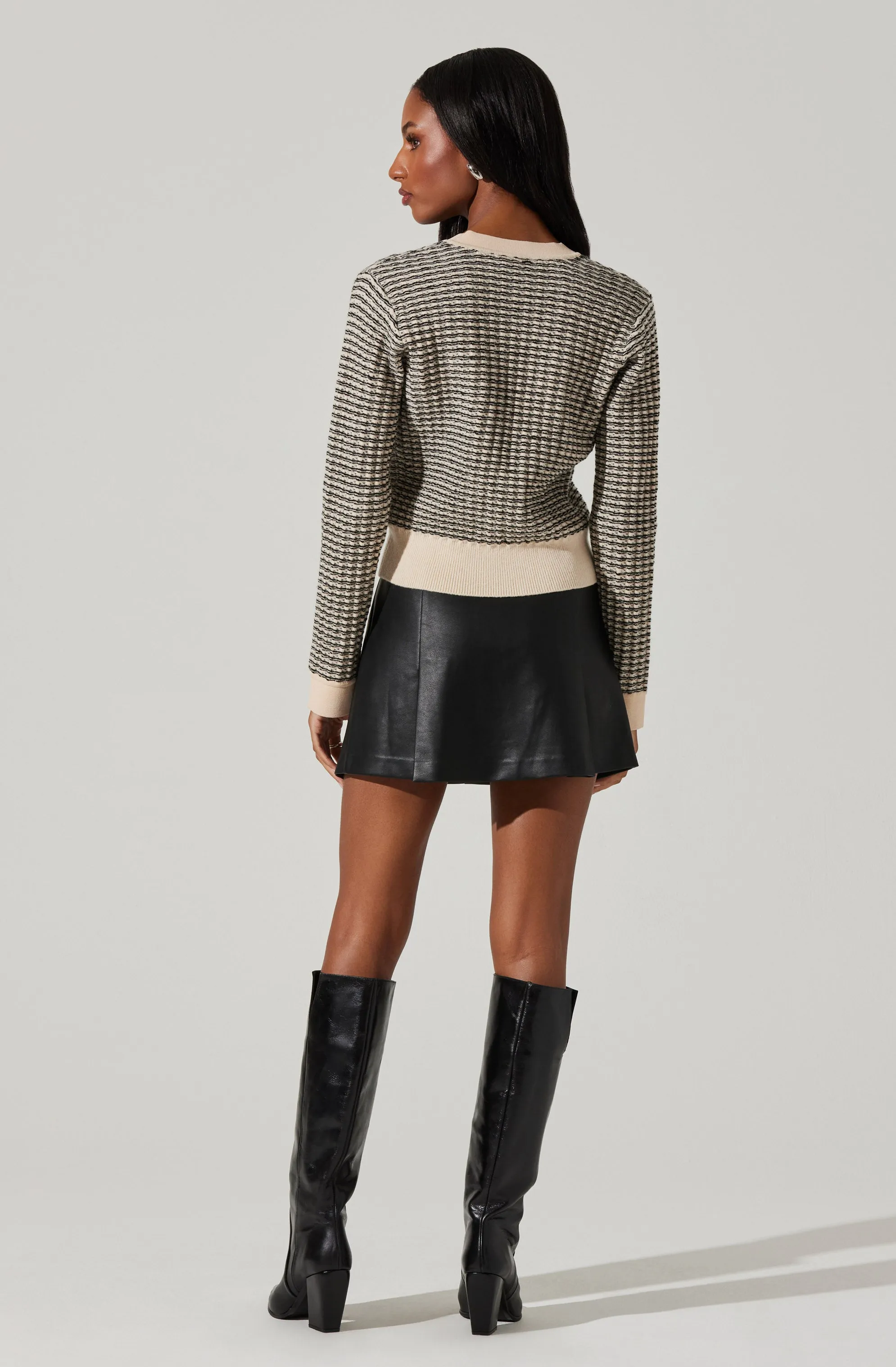 Ellory Striped Cardigan sold by Astr product image thumbnail 4