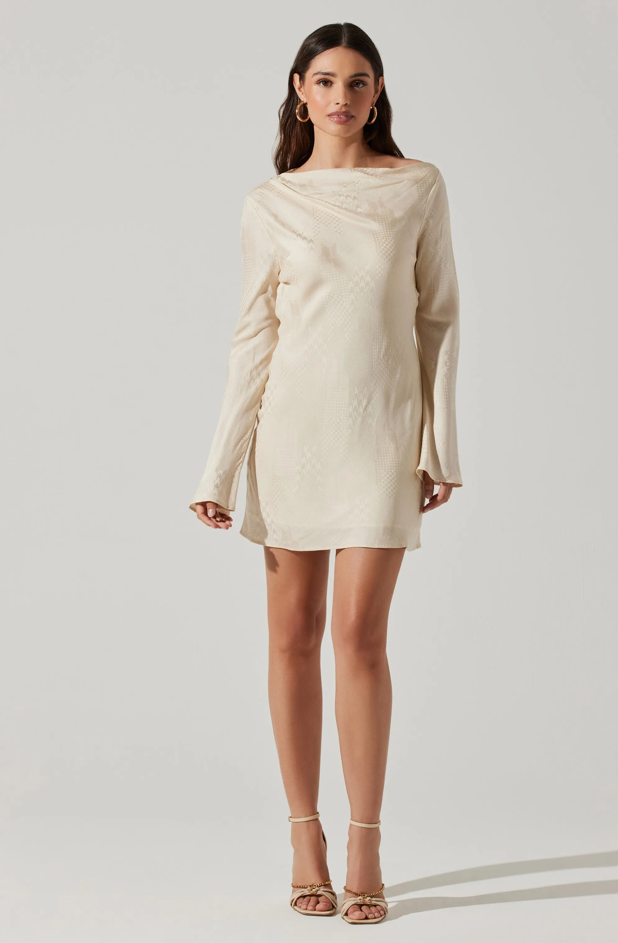 Sakari Bell Sleeve Mini Dress sold by Astr product image thumbnail 4