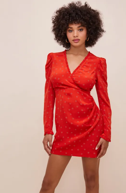 Marinke Floral Dot Dress sold by Astr