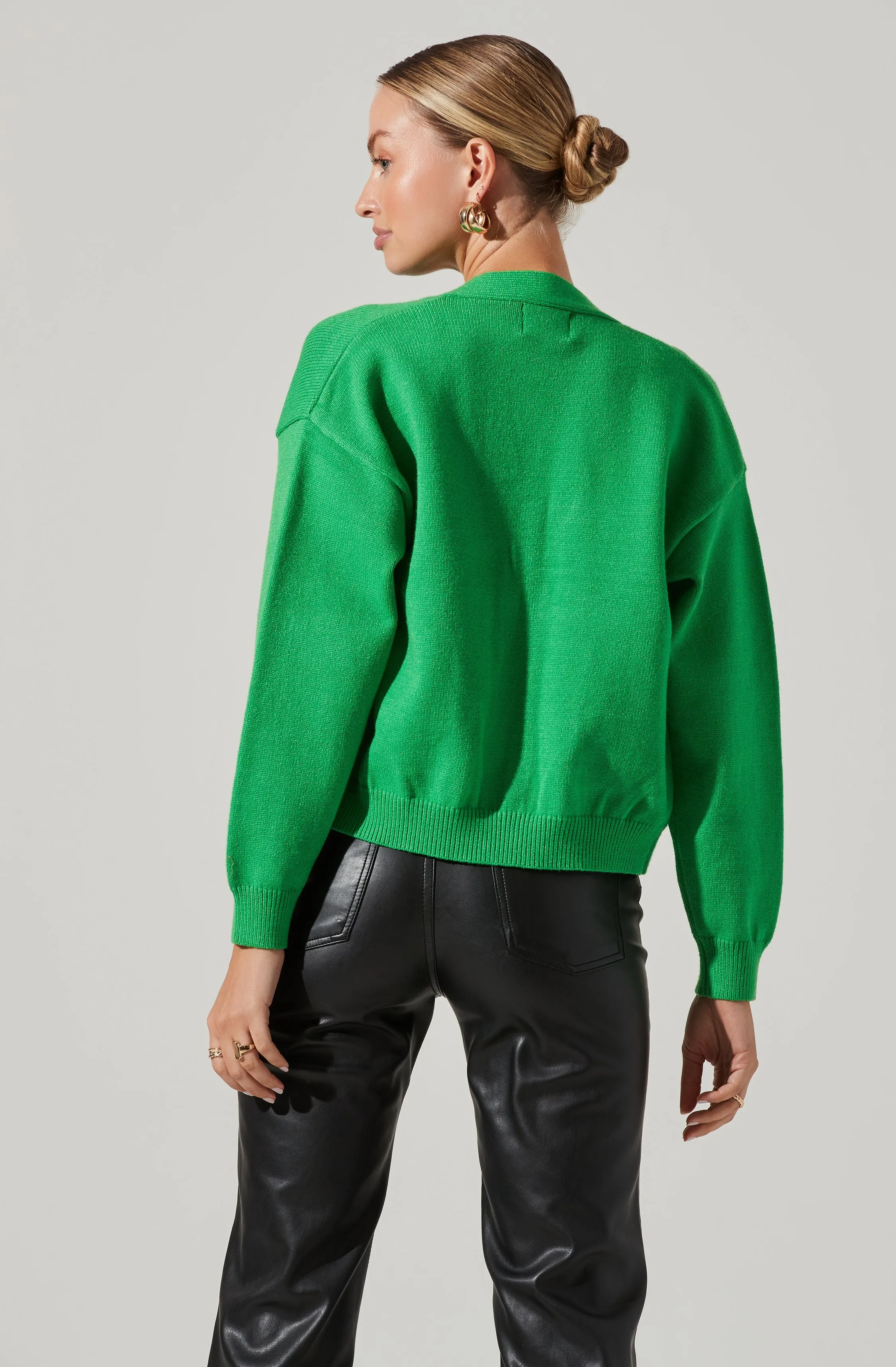 Knit Bra With Oversized Cardigan sold by Astr product image thumbnail 5