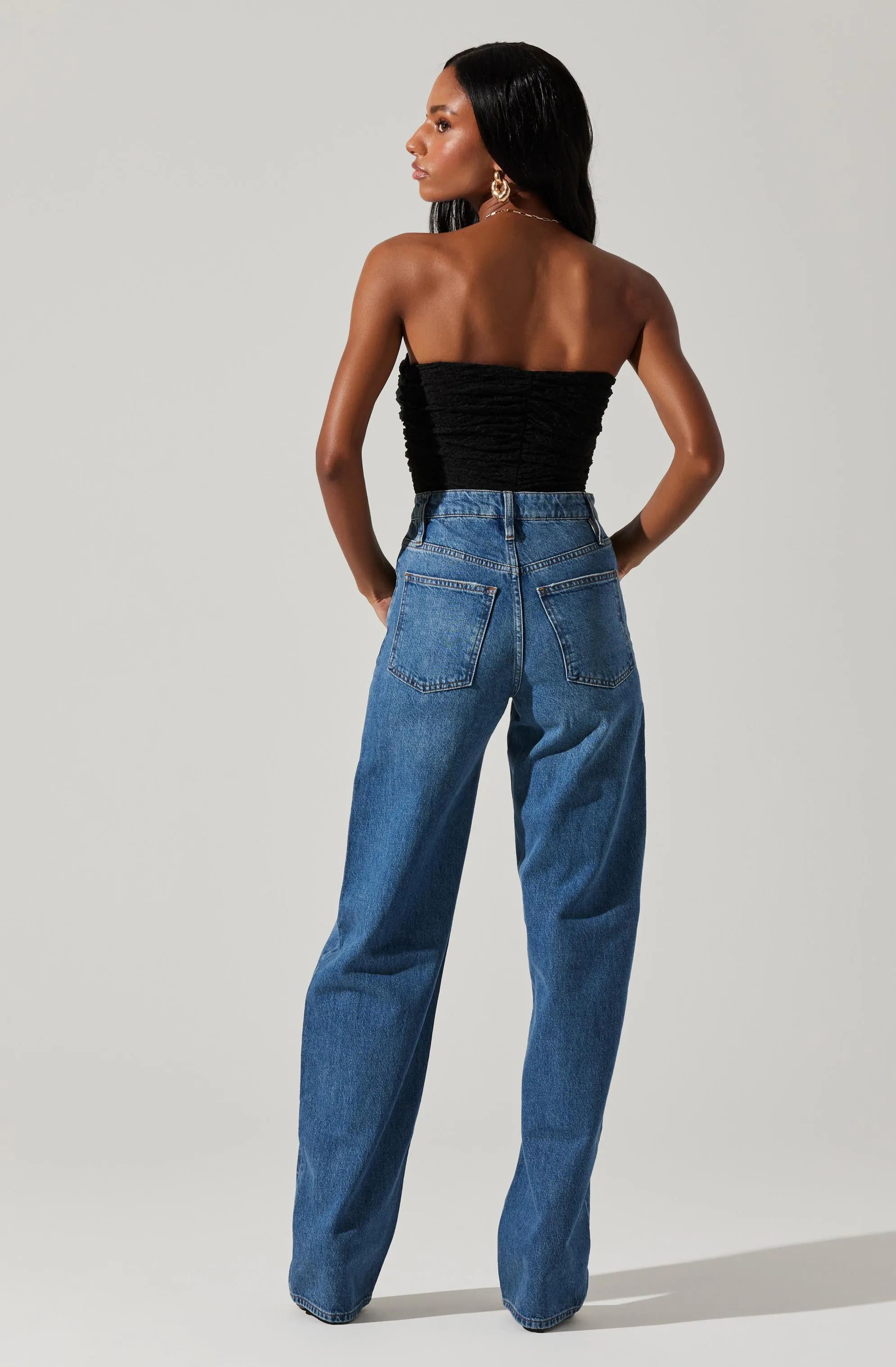 Daniela Strapless Sweetheart Bodysuit sold by Astr product image thumbnail 5