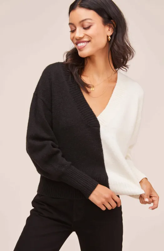 Tandem Color Block Sweater sold by Astr