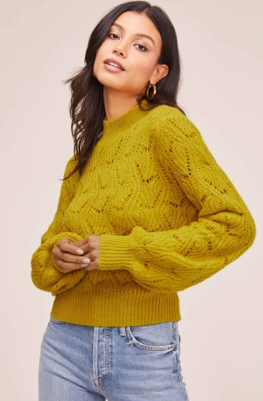 Pointelle Sweater sold by Astr