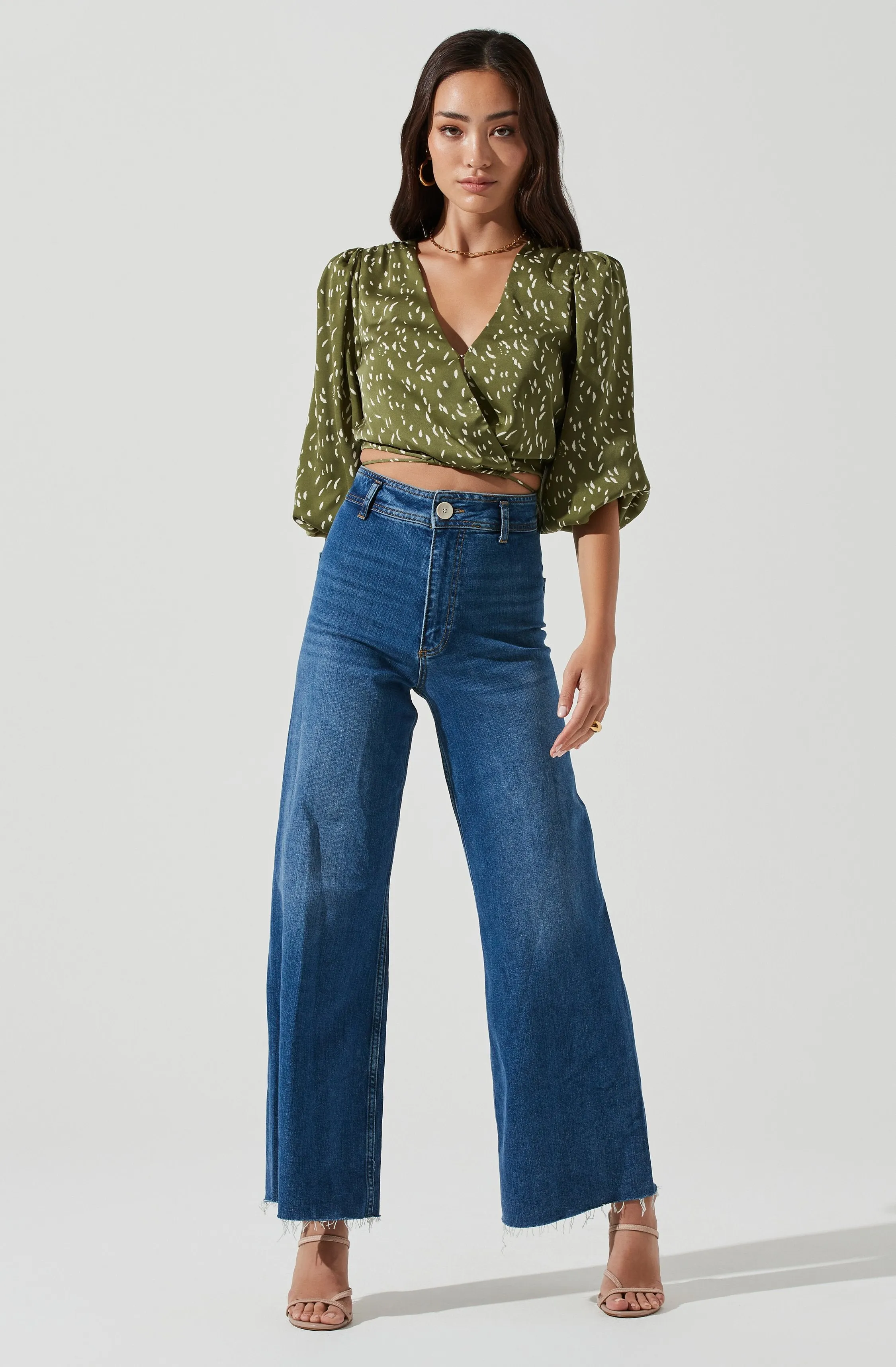 Wrap Front Back Cutout Top sold by Astr product image thumbnail 3