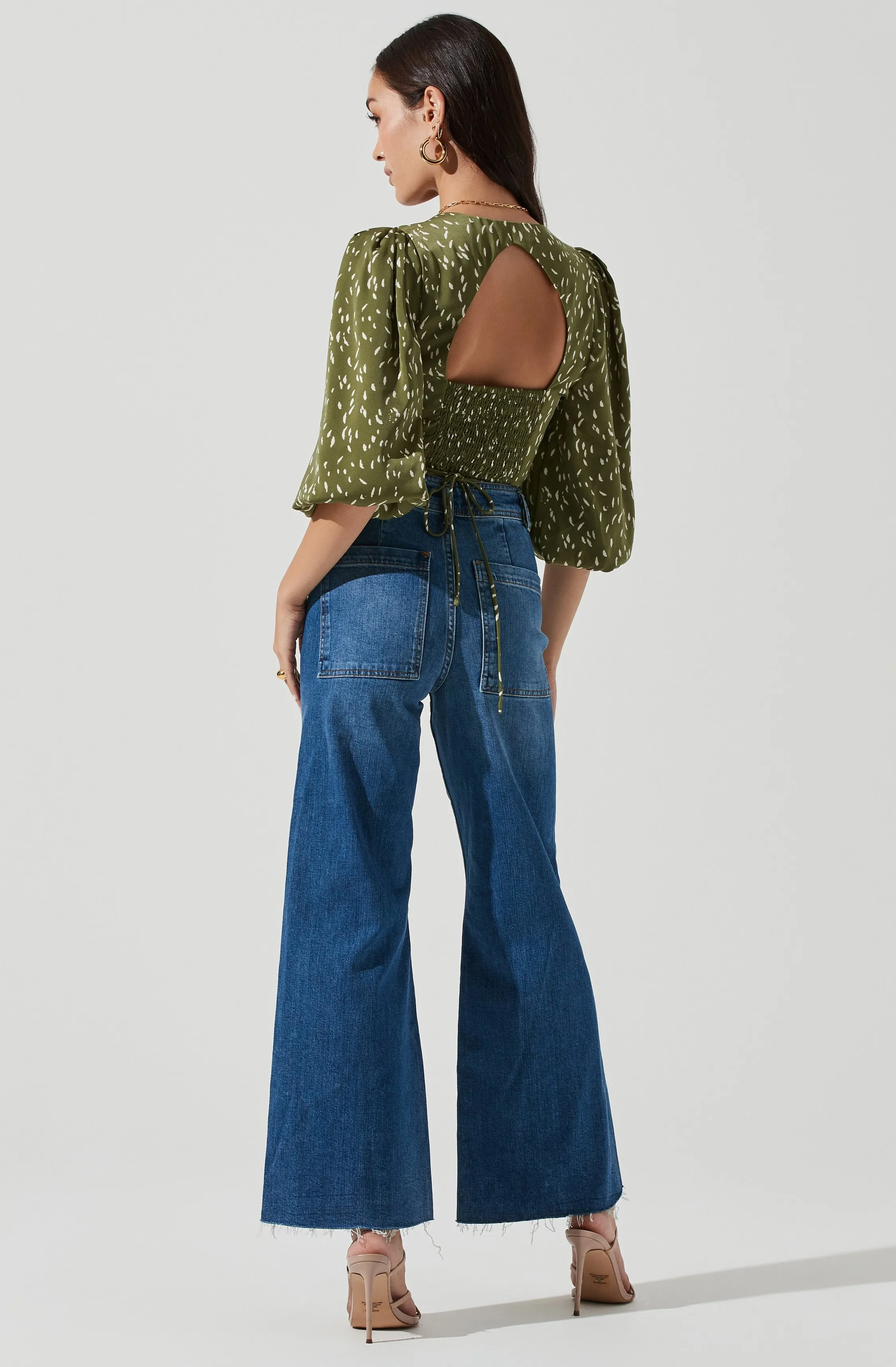 Wrap Front Back Cutout Top sold by Astr product image thumbnail 4