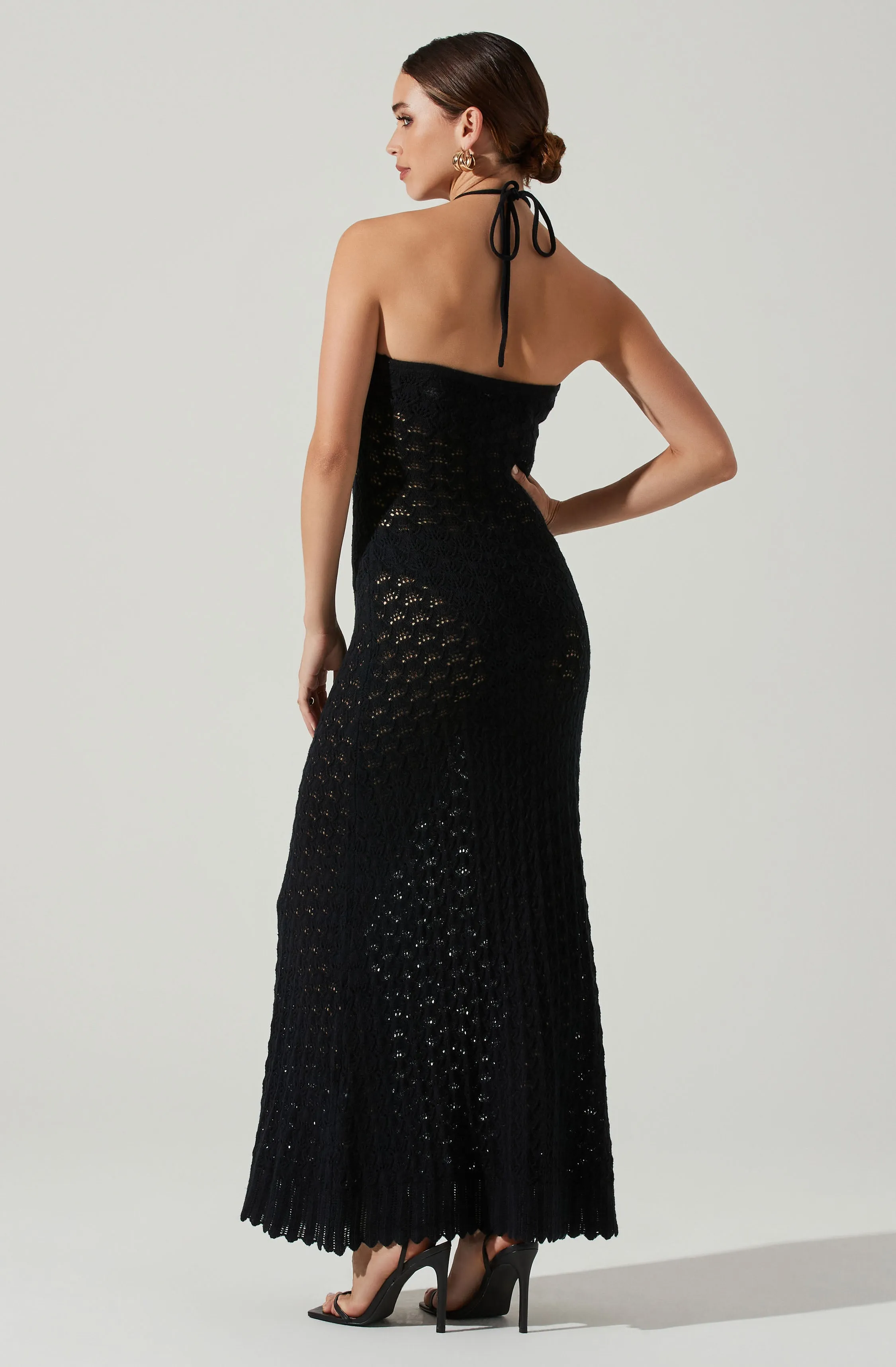 Shira Knit Halter Maxi Dress sold by Astr product image thumbnail 5
