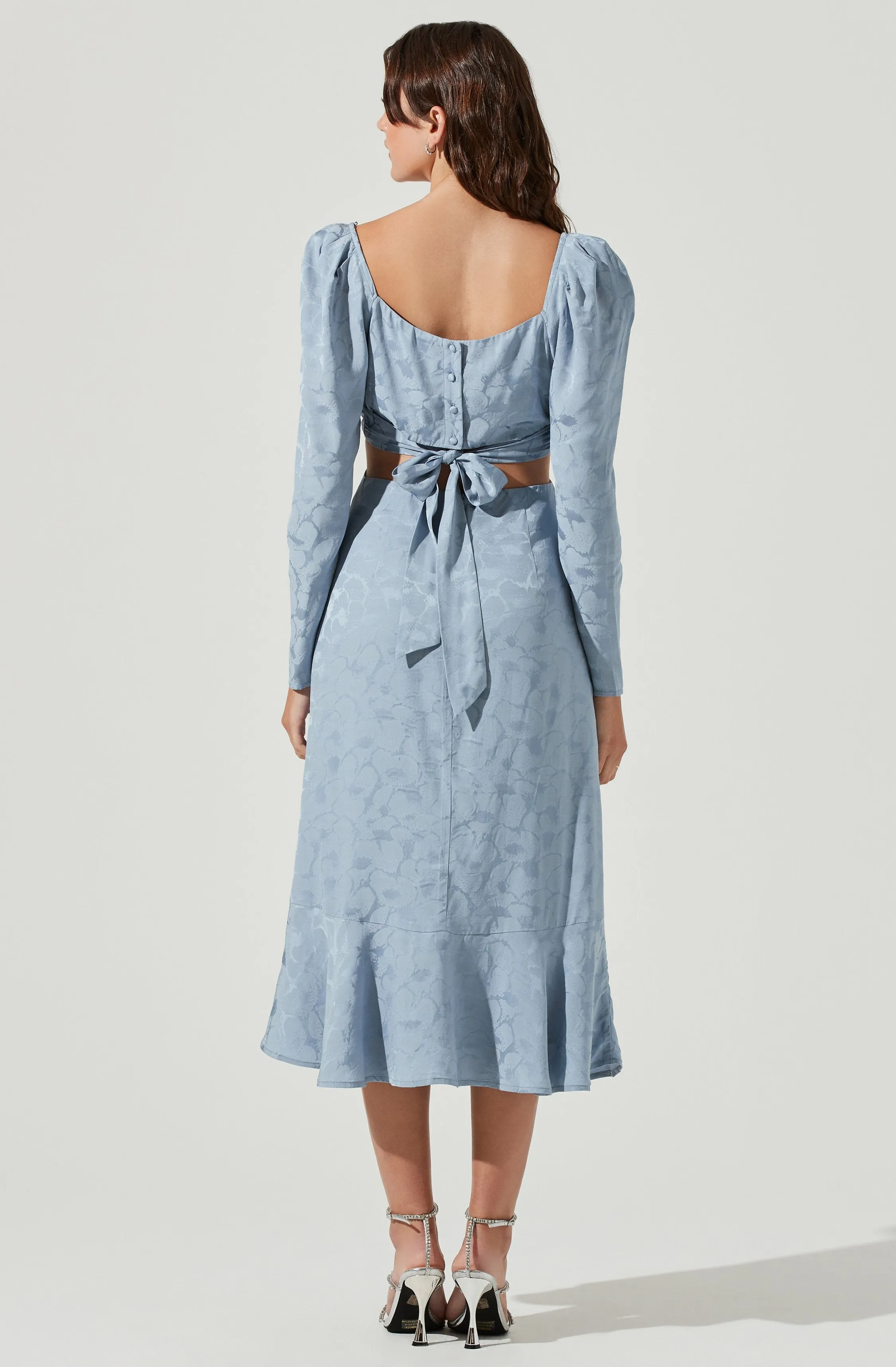 Lainie Long Sleeve Cutout Midi Dress sold by Astr product image thumbnail 2