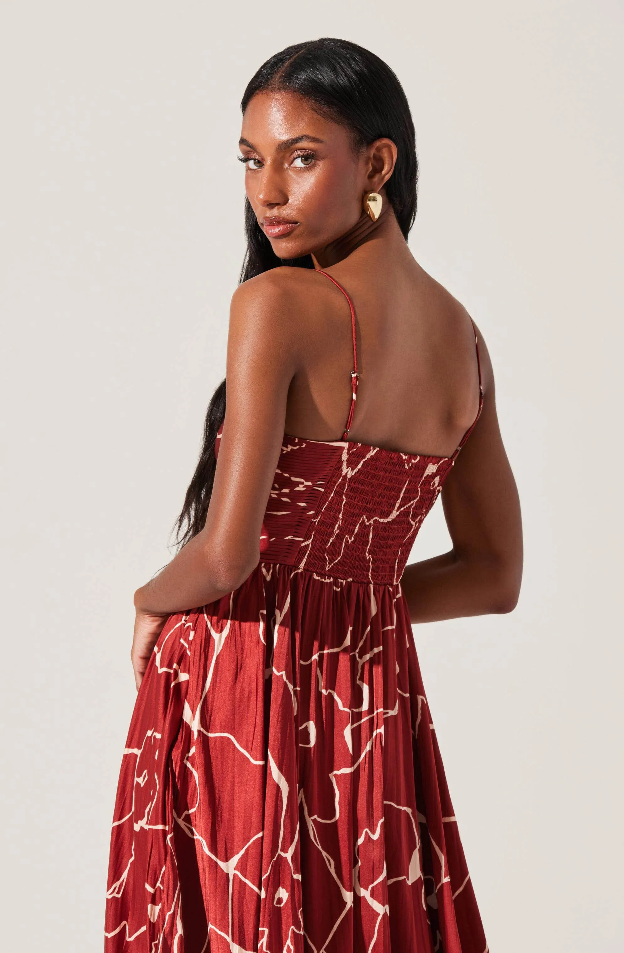 Maeve Pleated Midi Dress sold by Astr product image thumbnail 4