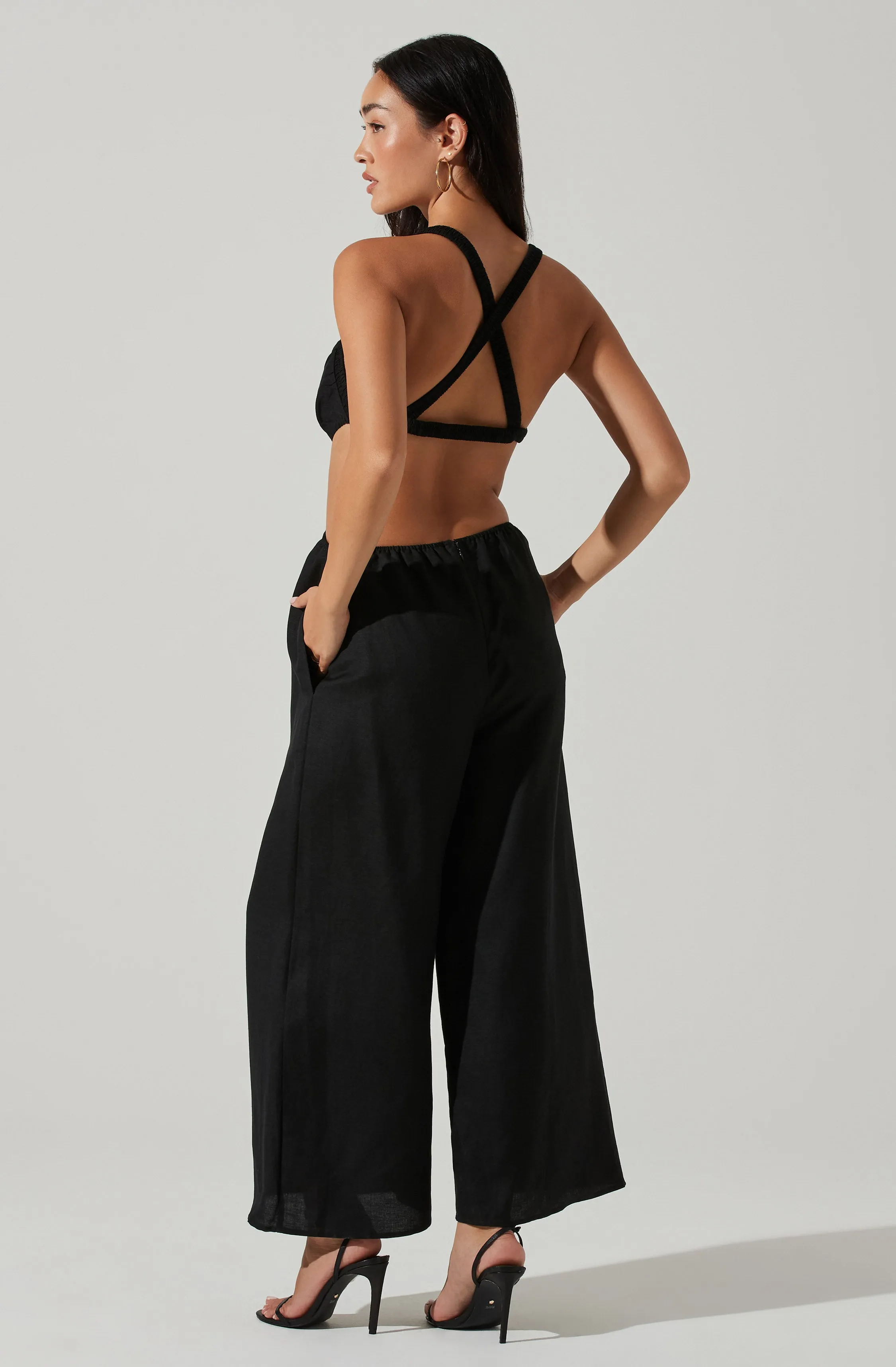 Marise Cutout Wide Leg Jumpsuit sold by Astr product image thumbnail 4
