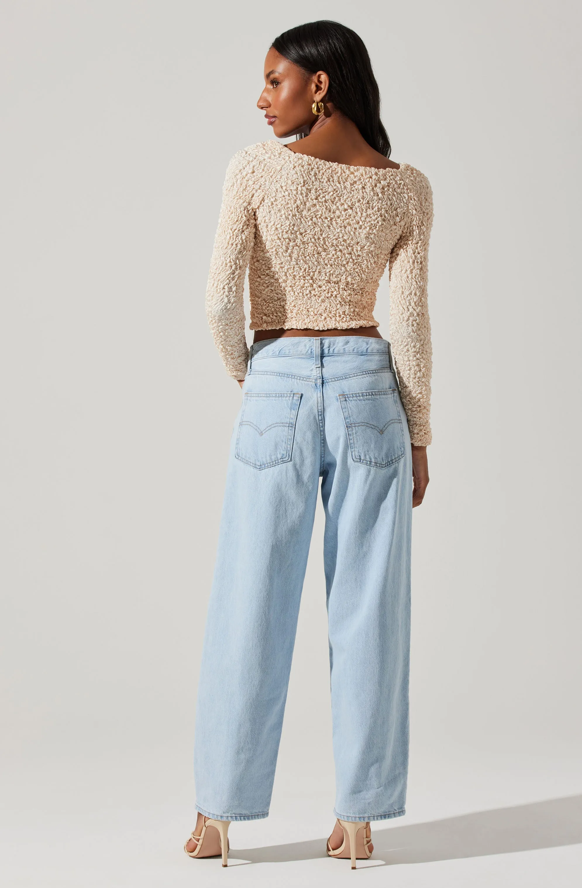 Sorrel Cropped Long Sleeve Top sold by Astr product image thumbnail 5