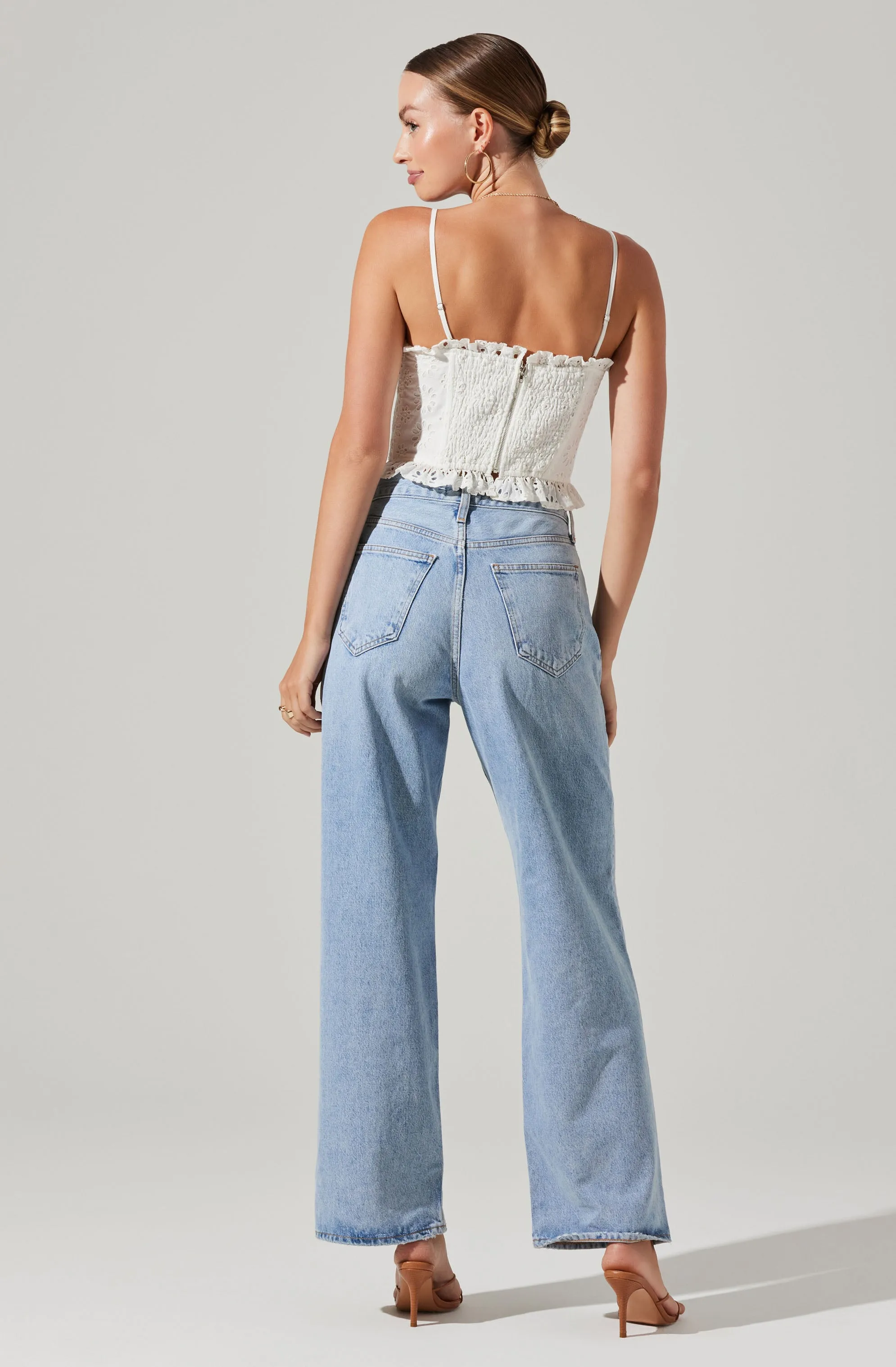 Dreama Lace Up Sleeveless Top sold by Astr product image thumbnail 4