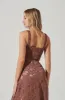 Elsie Floral Jacquard Smocked Midi Dress sold by Astr