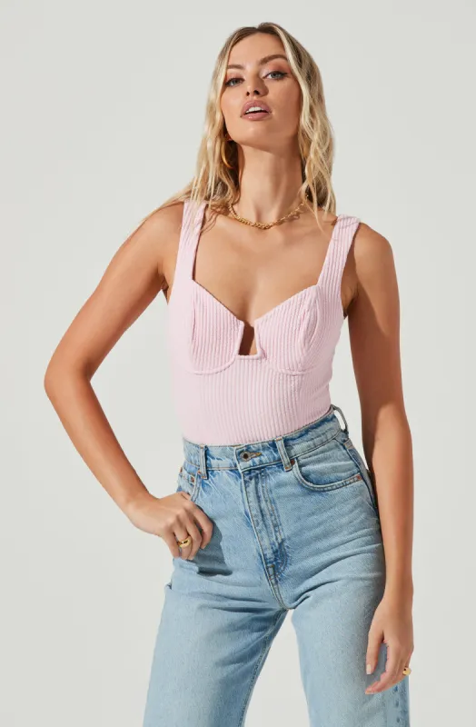 Aria Bustier Bodysuit sold by Astr