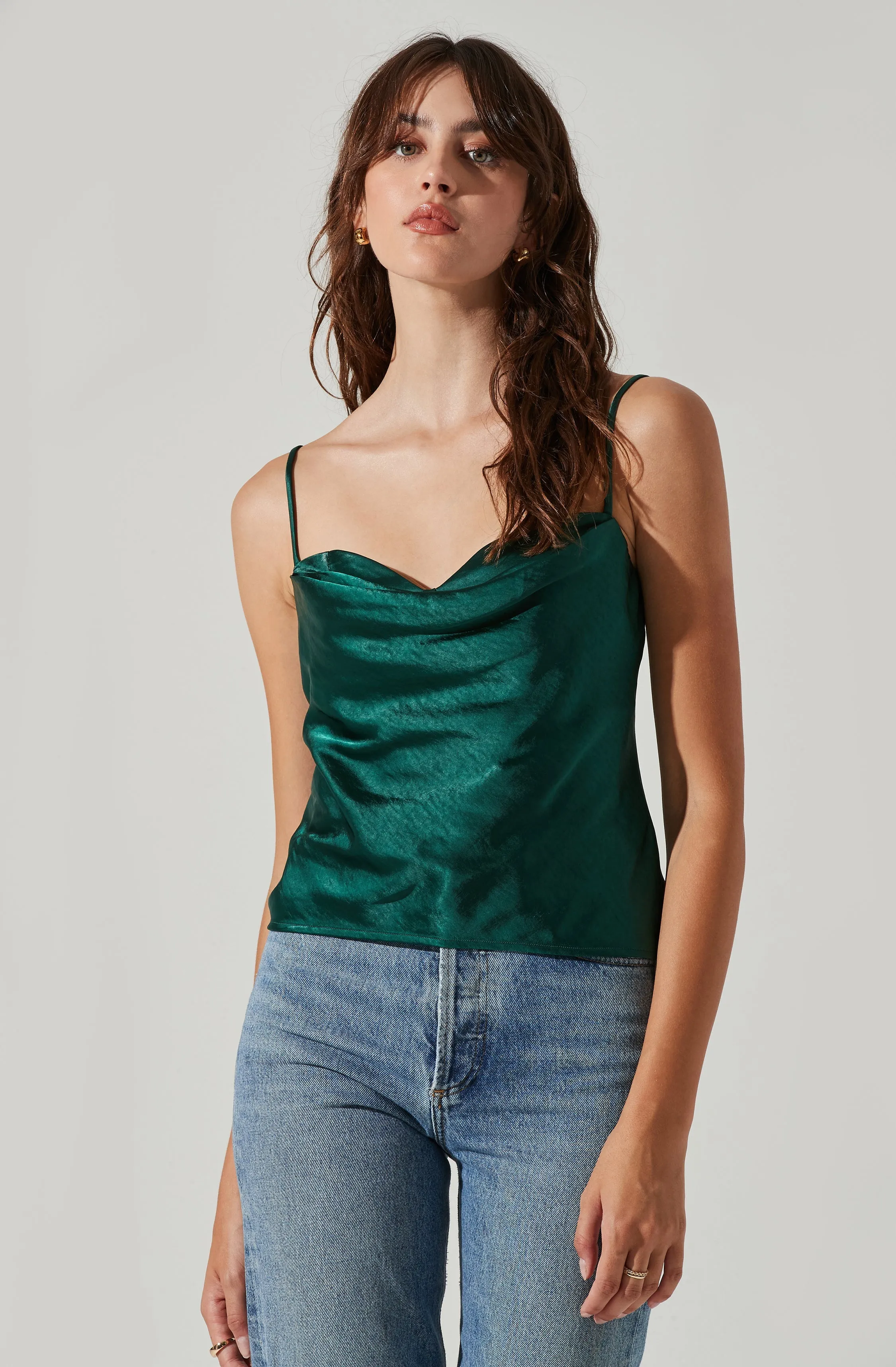 Satin Cowl Neck Cami sold by Astr product image thumbnail 5