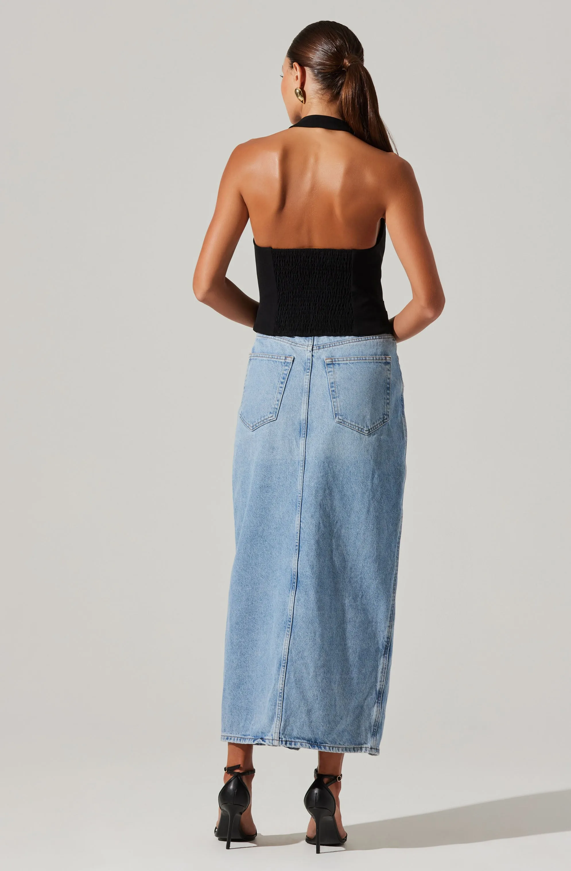 Tatum Halter Neck Vest sold by Astr product image thumbnail 4