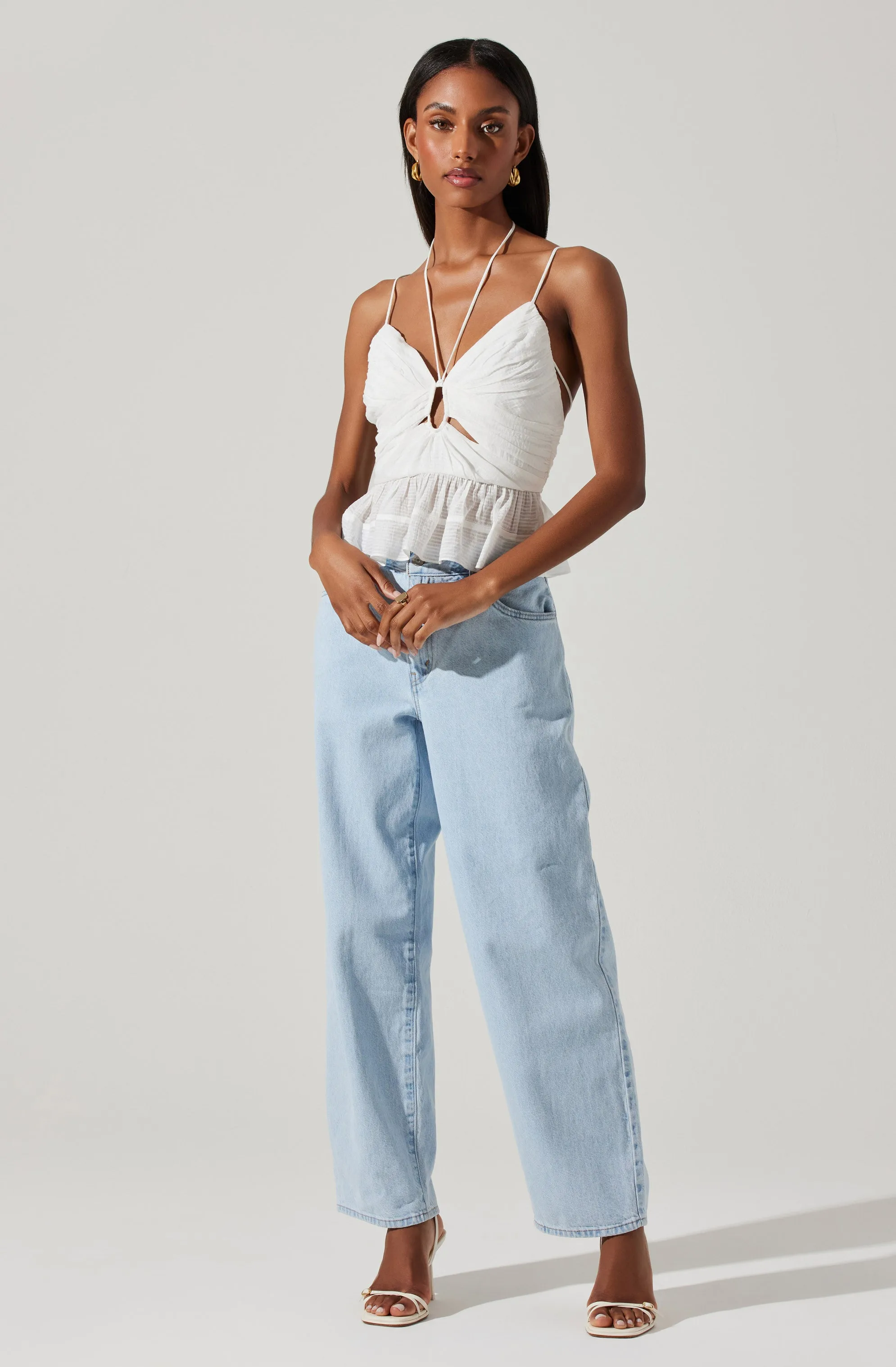 Minka Peplum Top sold by Astr product image thumbnail 4