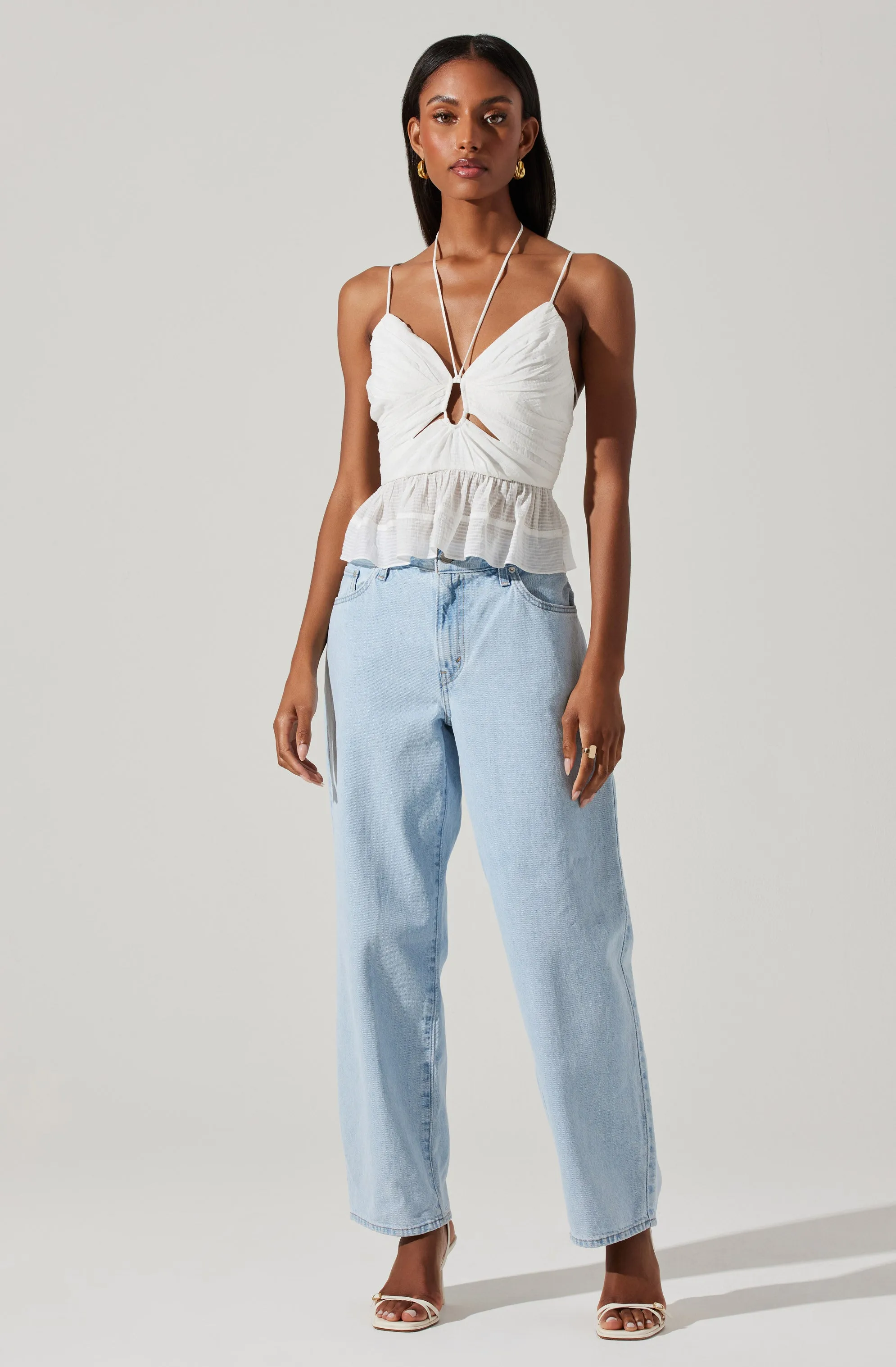 Minka Peplum Top sold by Astr product image thumbnail 2