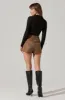 Colleen Mock Neck Lace Top sold by Astr