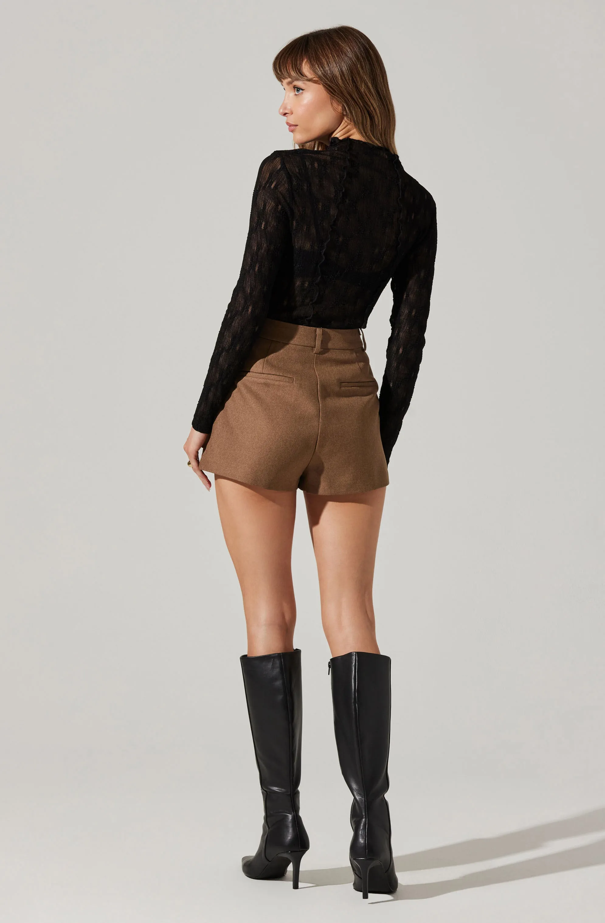 Colleen Mock Neck Lace Top sold by Astr product image thumbnail 5