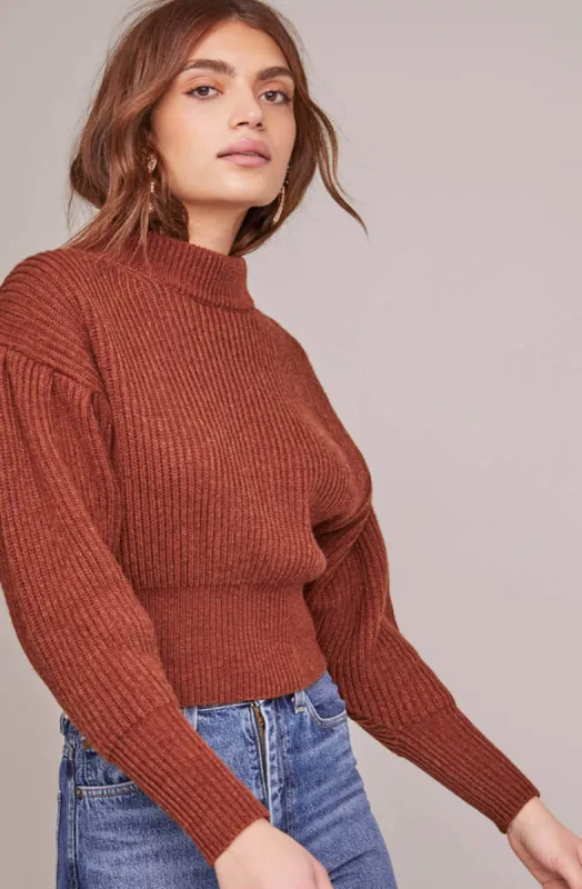 Regis Mock Neck Sweater made by Astr
