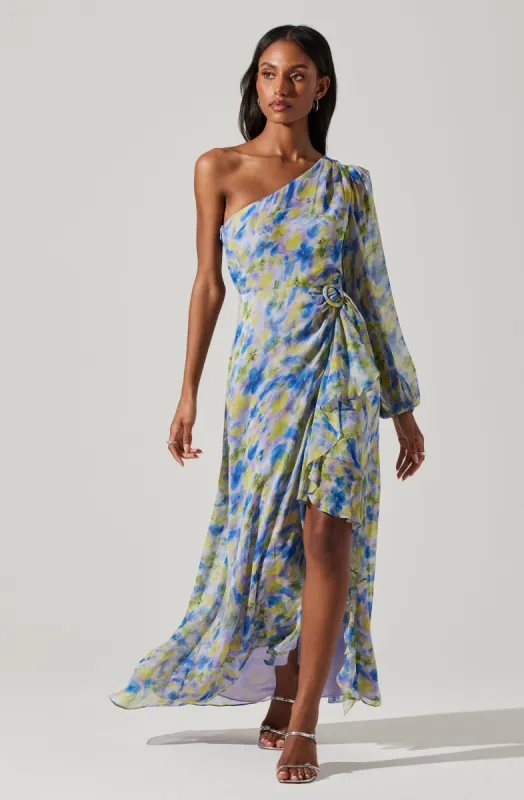Sandersonia One Shoulder Maxi Dress sold by Astr