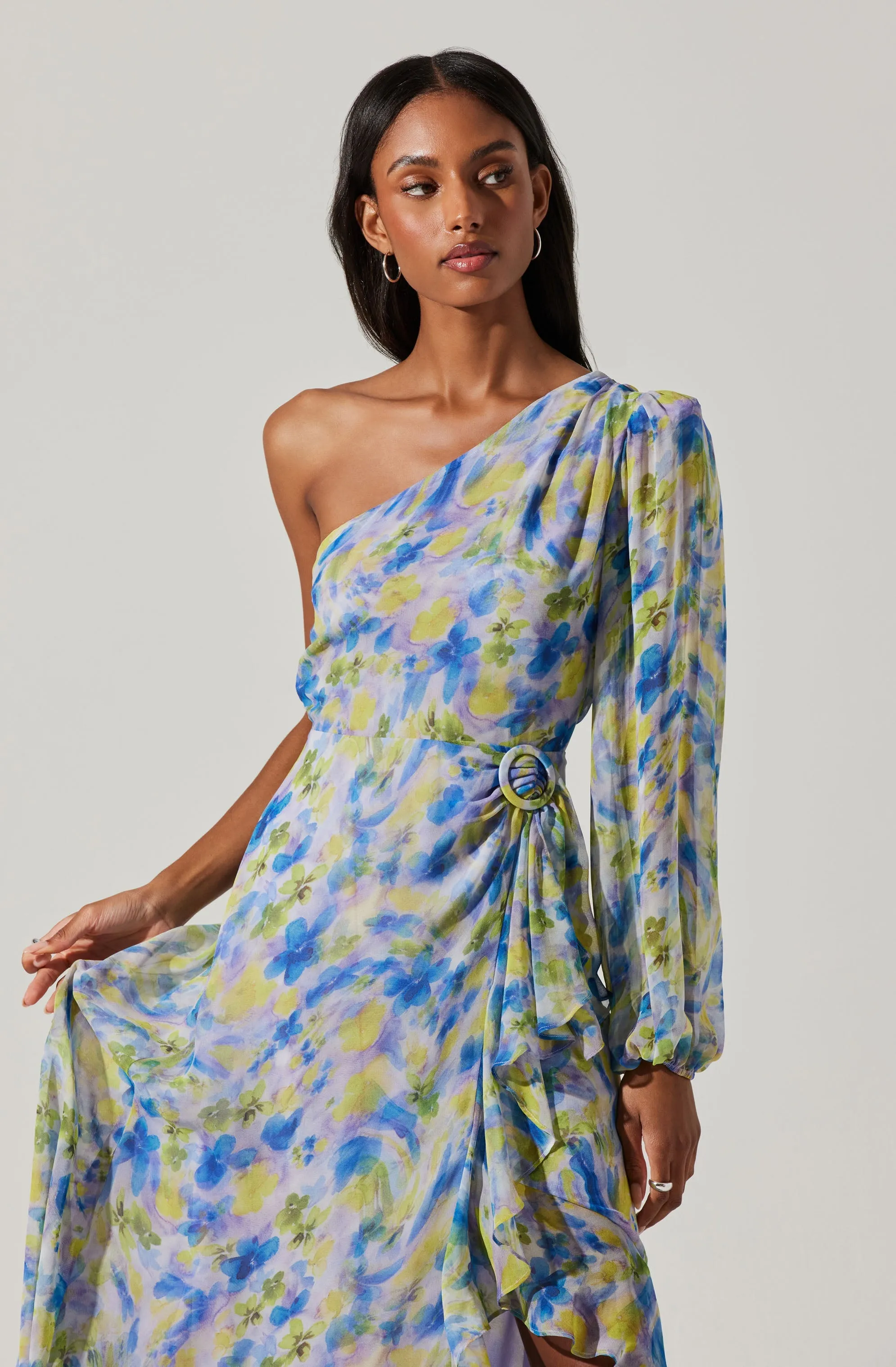 Sandersonia One Shoulder Maxi Dress sold by Astr product image thumbnail 2
