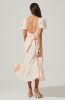 Twist Bust Tie Back Midi Dress sold by Astr