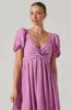 Twist Bust Tie Back Midi Dress sold by Astr