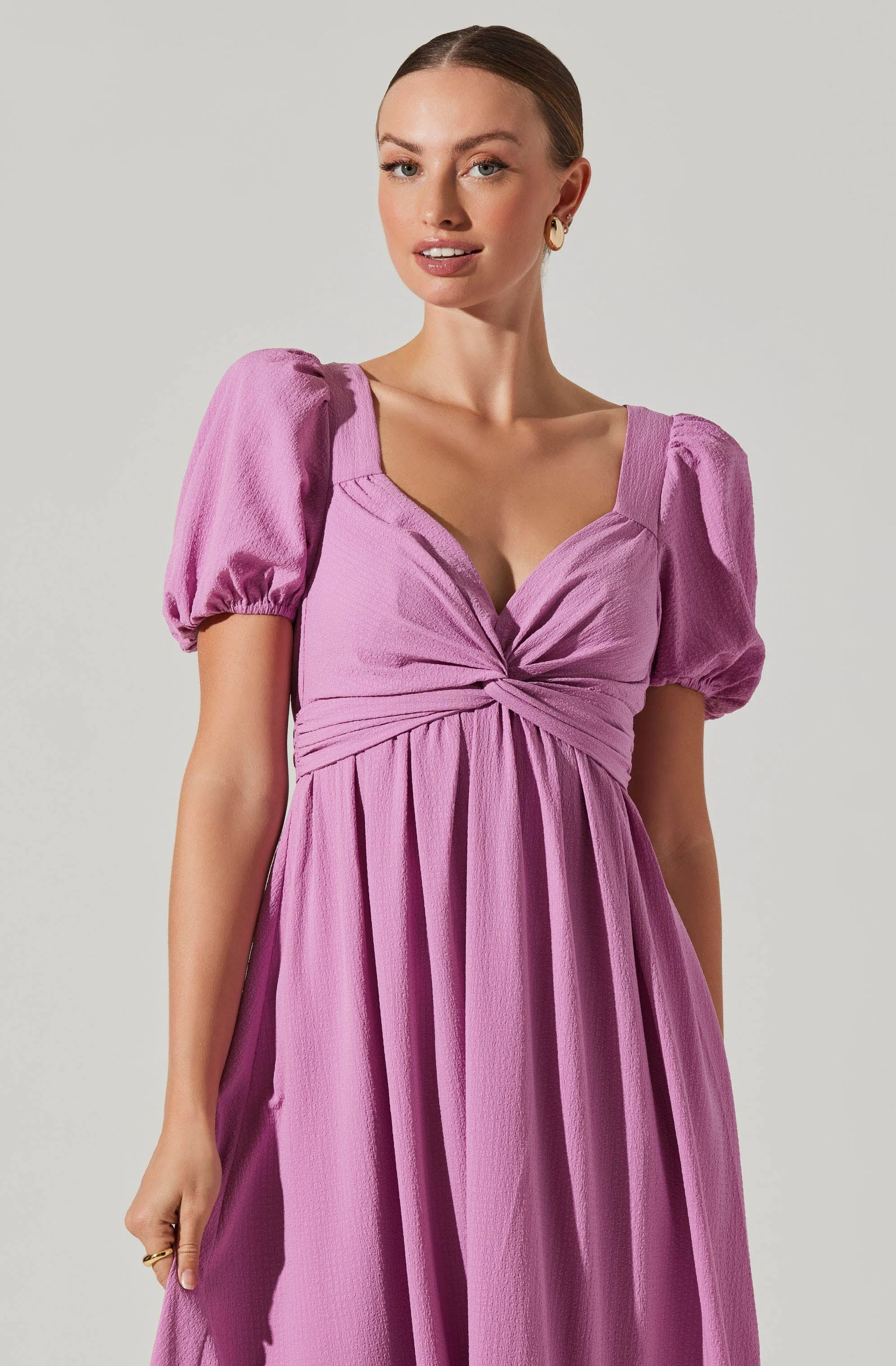 Twist Bust Tie Back Midi Dress sold by Astr product image thumbnail 2