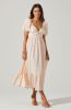Twist Bust Tie Back Midi Dress sold by Astr