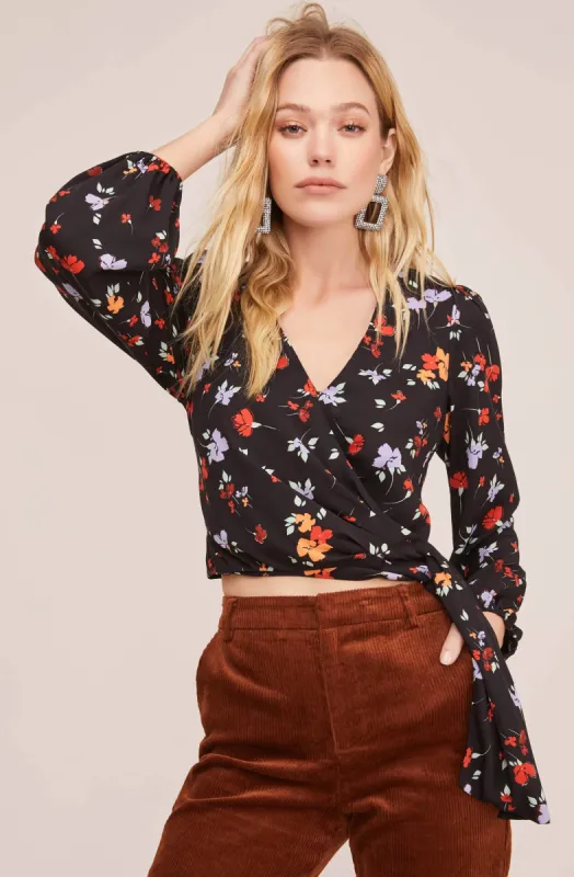 Melanie Floral Top made by Astr