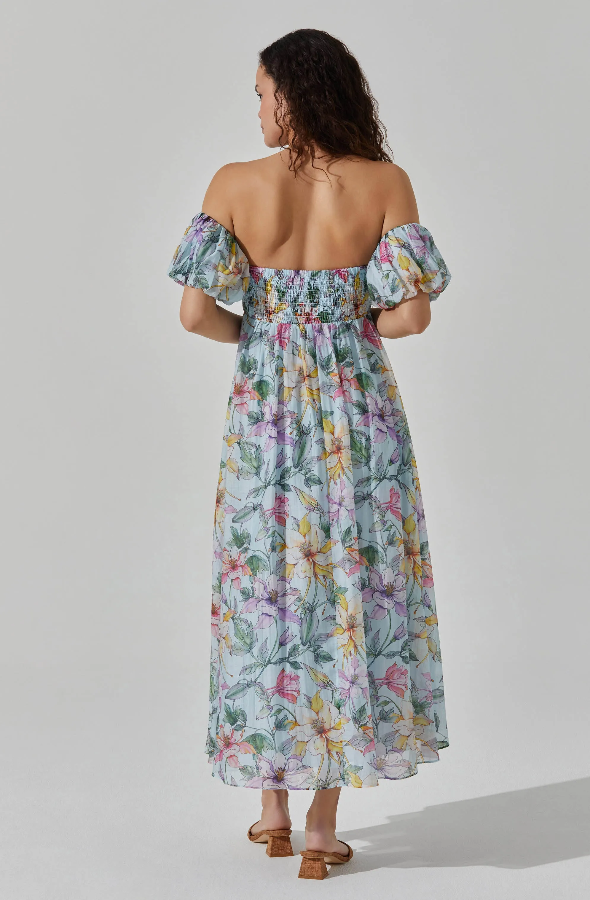 Off Shoulder Midi Dress sold by Astr product image thumbnail 5