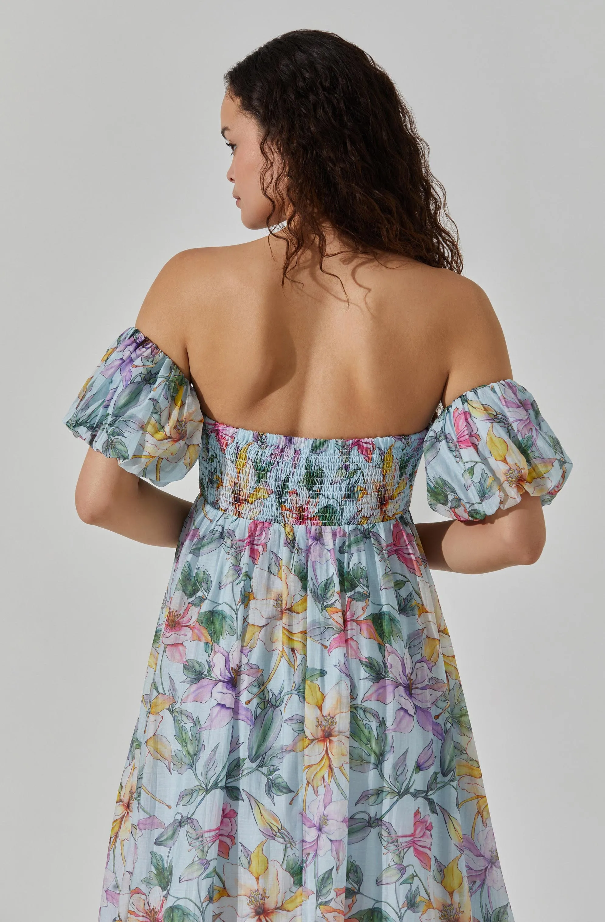 Off Shoulder Midi Dress sold by Astr product image thumbnail 4