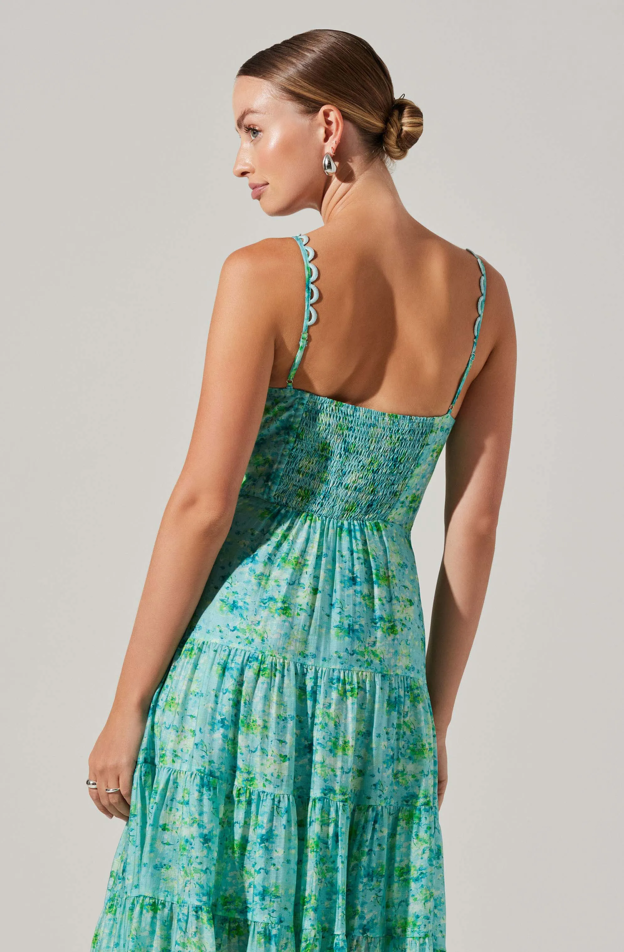 Tazia Tiered Floral Maxi Dress sold by Astr product image thumbnail 4