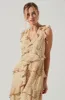 Allie Floral Ruffle Maxi Dress sold by Astr