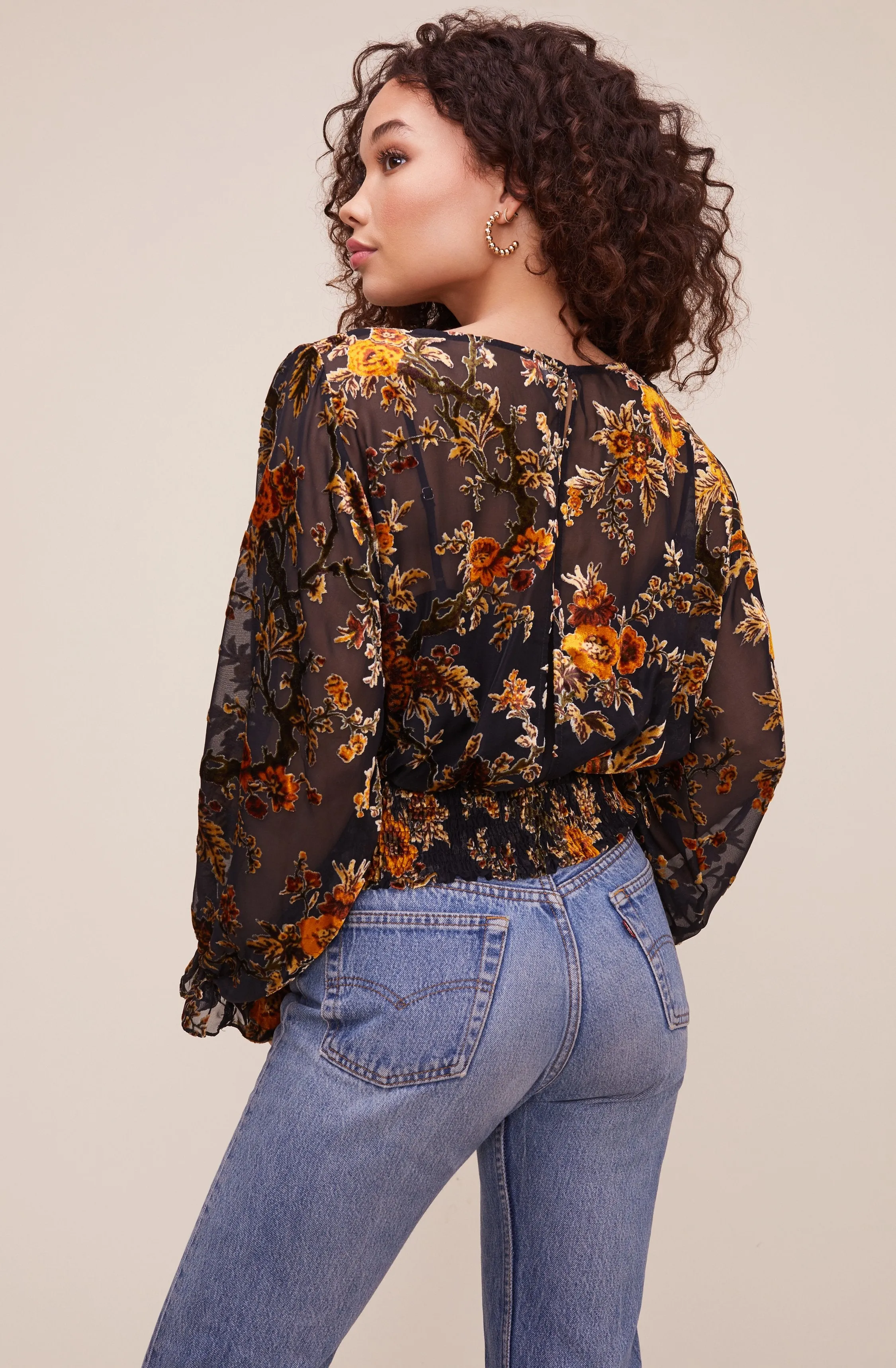 Nora Floral Top sold by Astr product image thumbnail 5