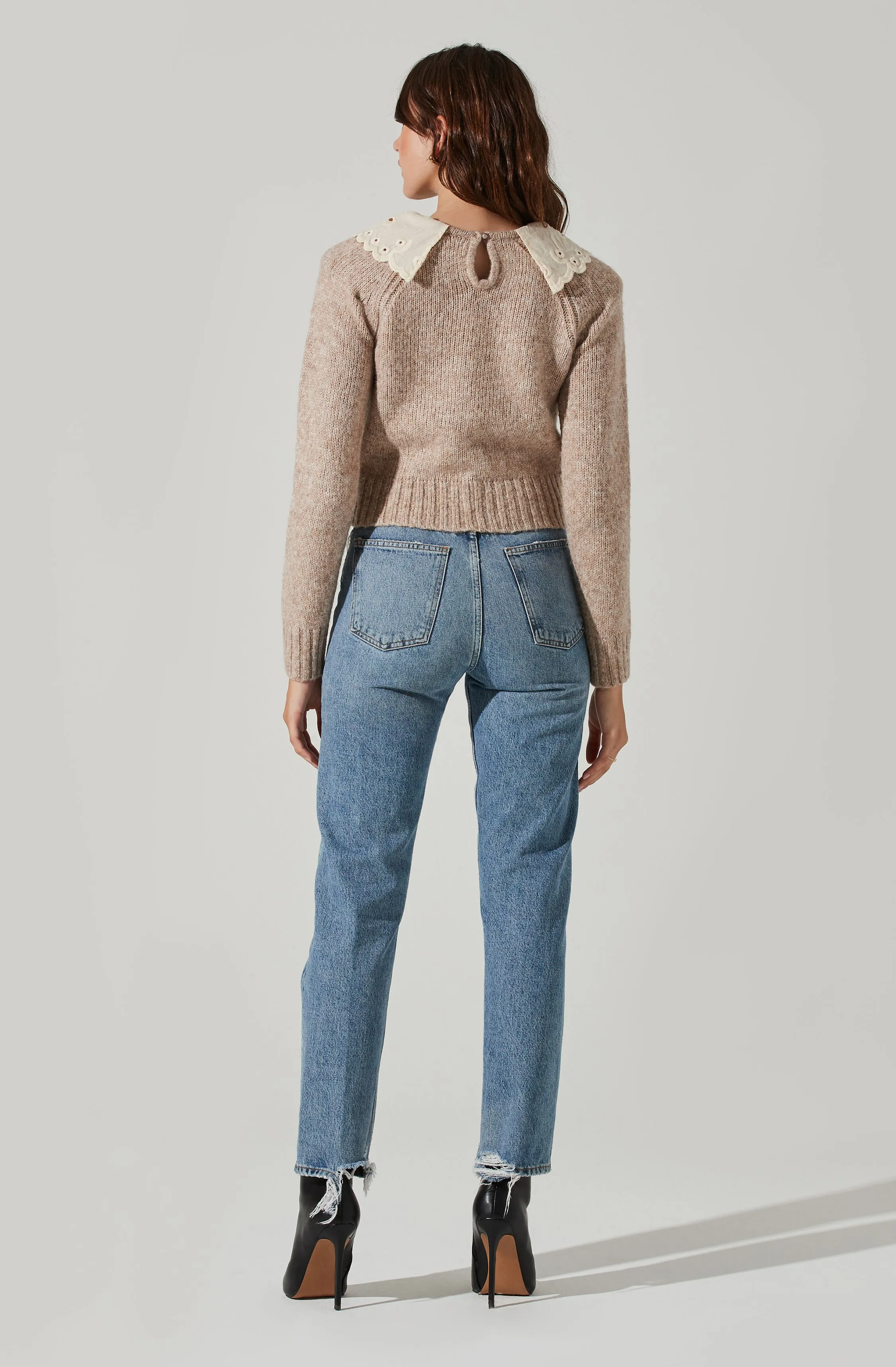 Embroidered Collar Sweater sold by Astr product image thumbnail 3