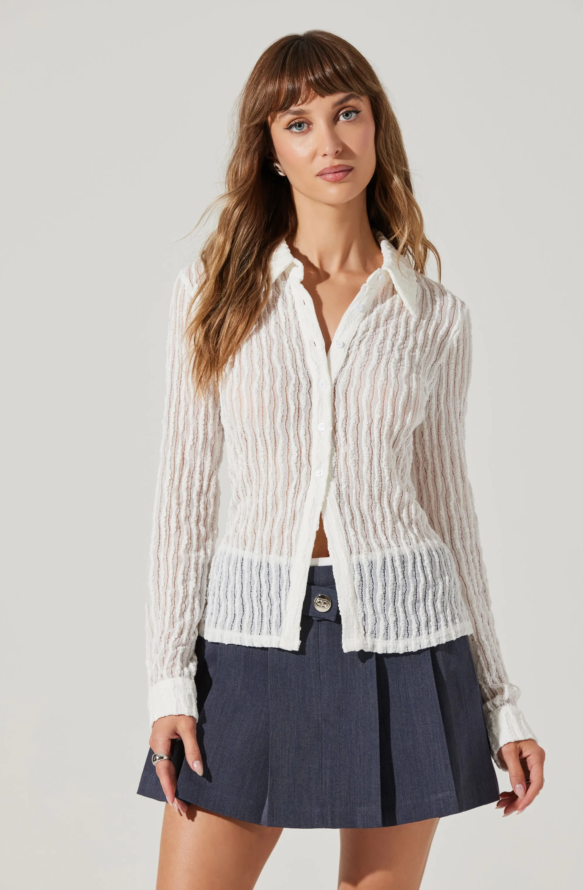 Eirwen Pleated Mini Skirt sold by Astr product image thumbnail 2