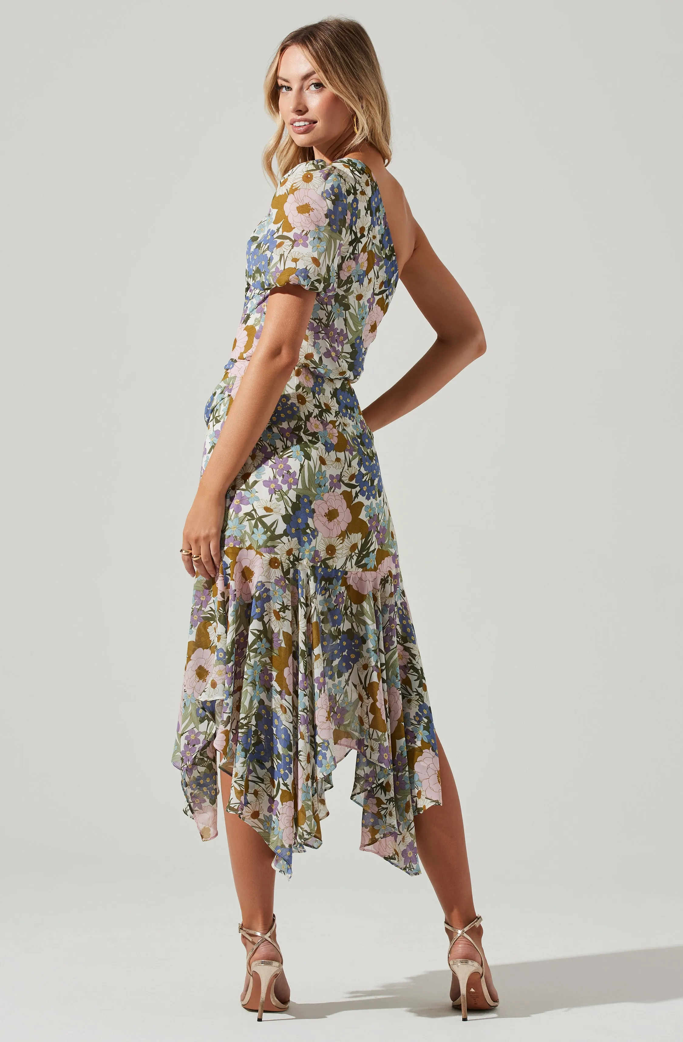 Santorini One Shoulder Midi Dress sold by Astr product image thumbnail 5