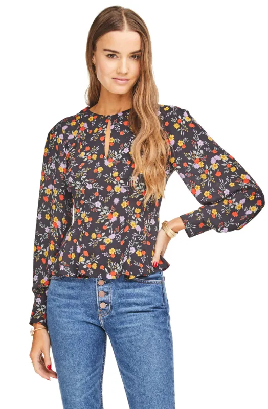 Lorraine Peplum Top made by Astr