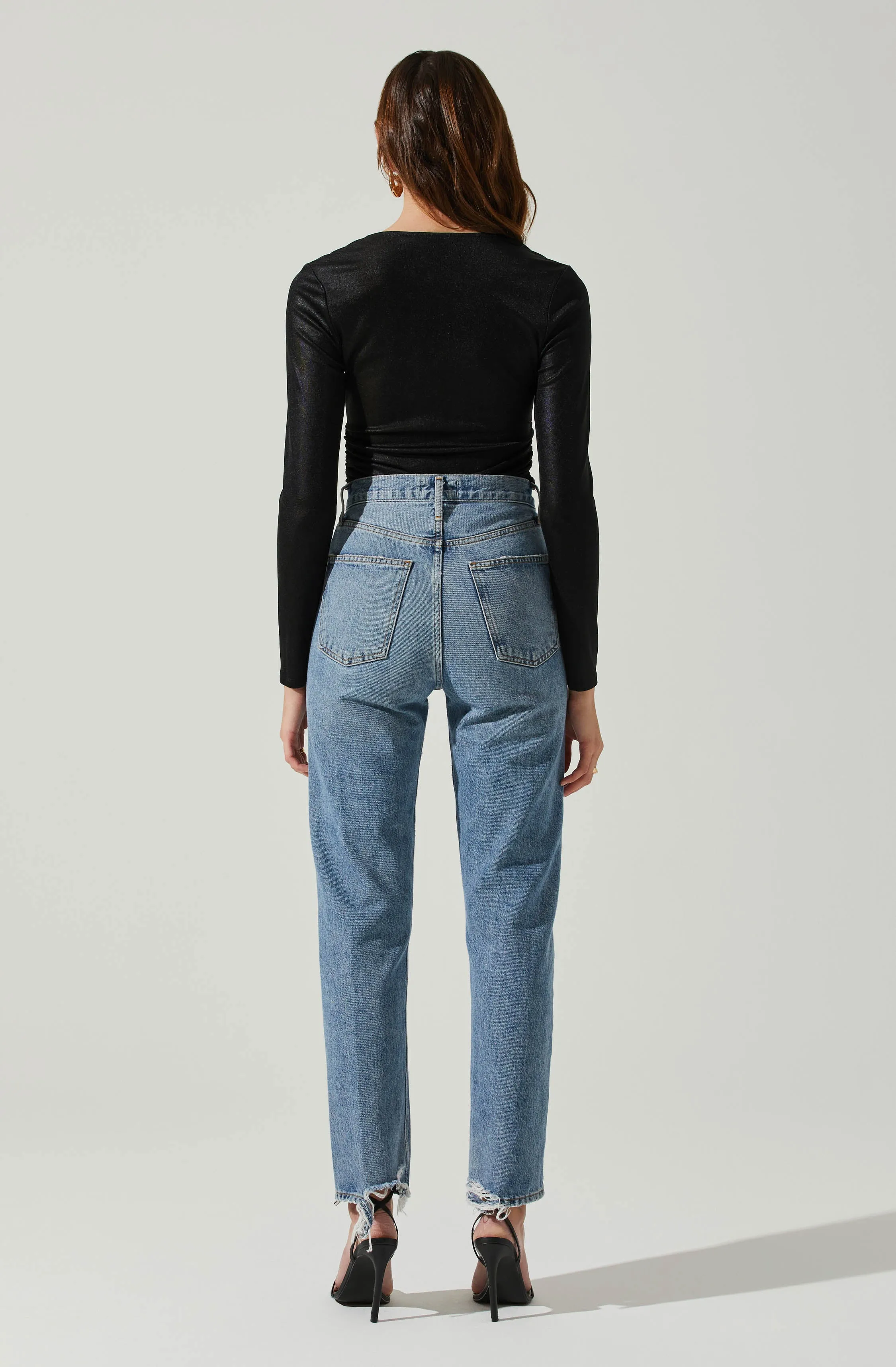 Josie Front Cutout Long Sleeve Bodysuit sold by Astr product image thumbnail 5