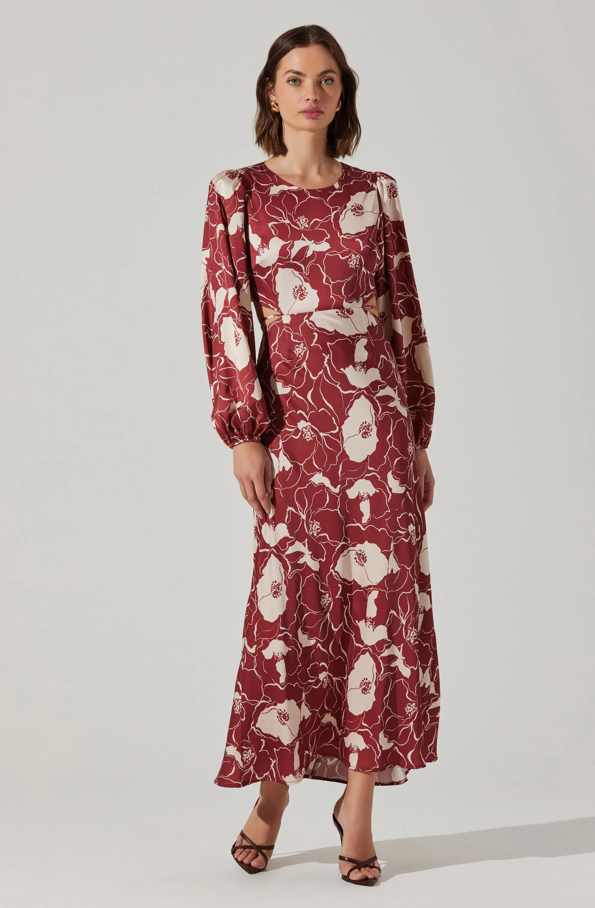 Quinn Floral Cutout Maxi Dress sold by Astr product image thumbnail 3
