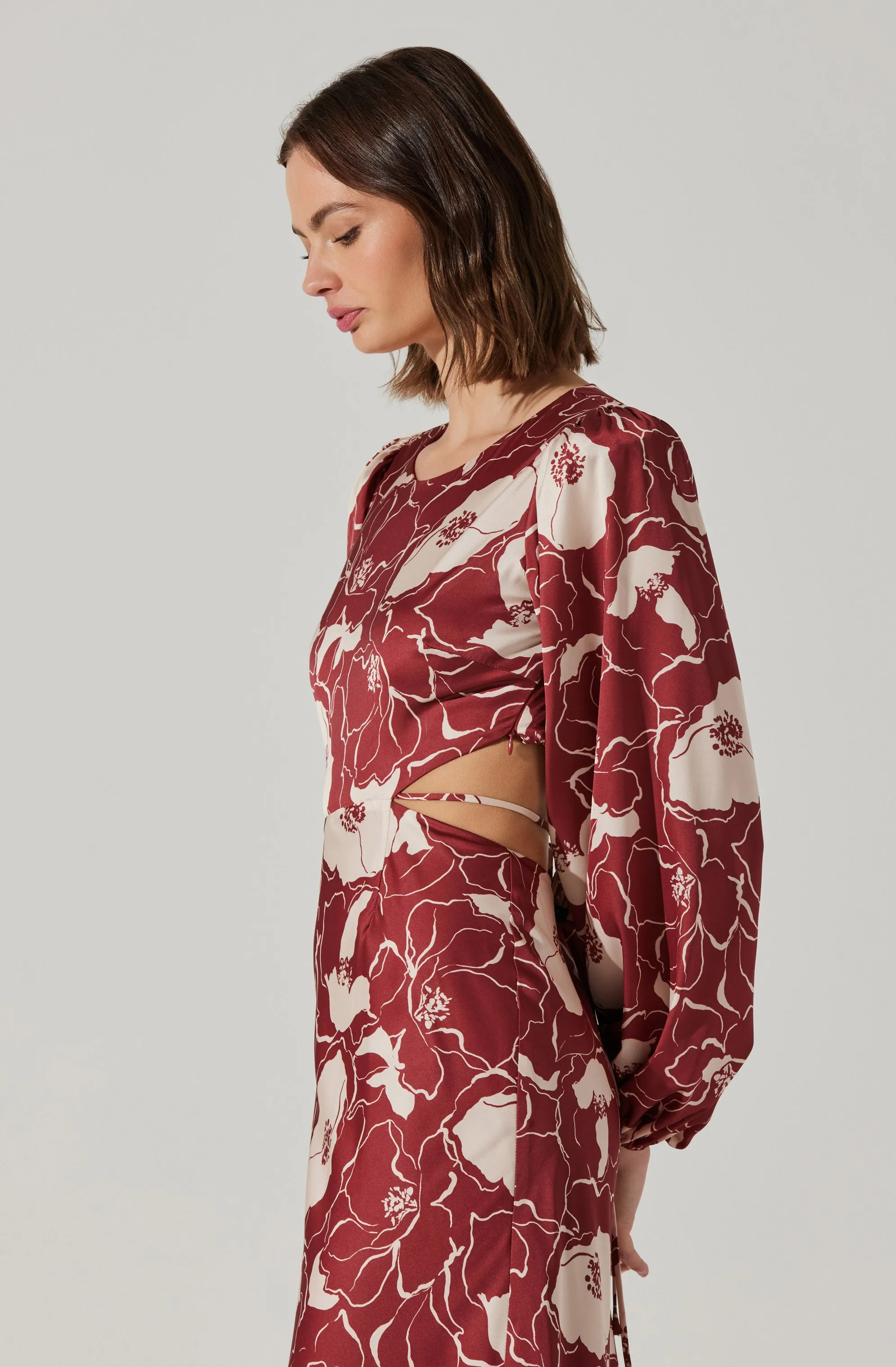 Quinn Floral Cutout Maxi Dress sold by Astr product image thumbnail 2