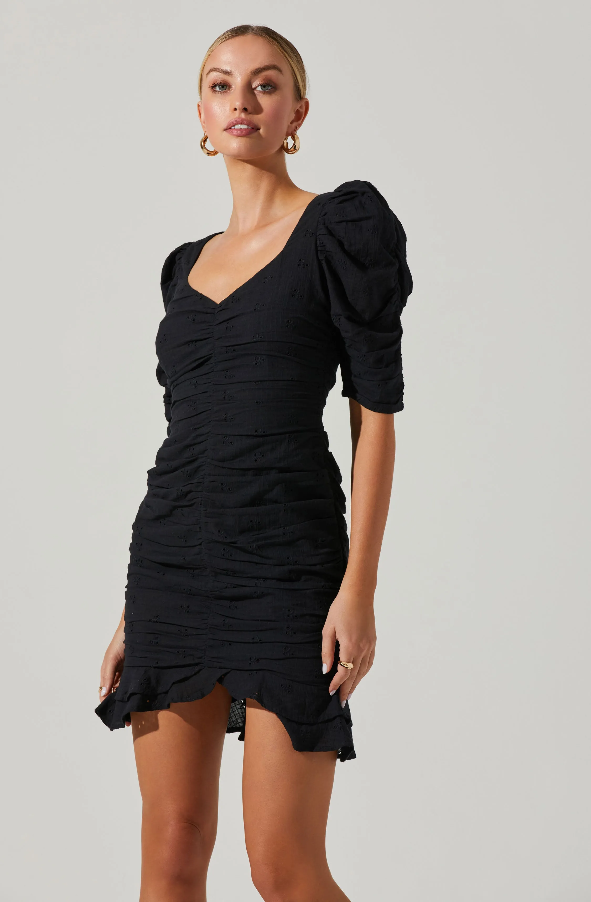 Loiza Ruched Mini Dress sold by Astr product image thumbnail 2