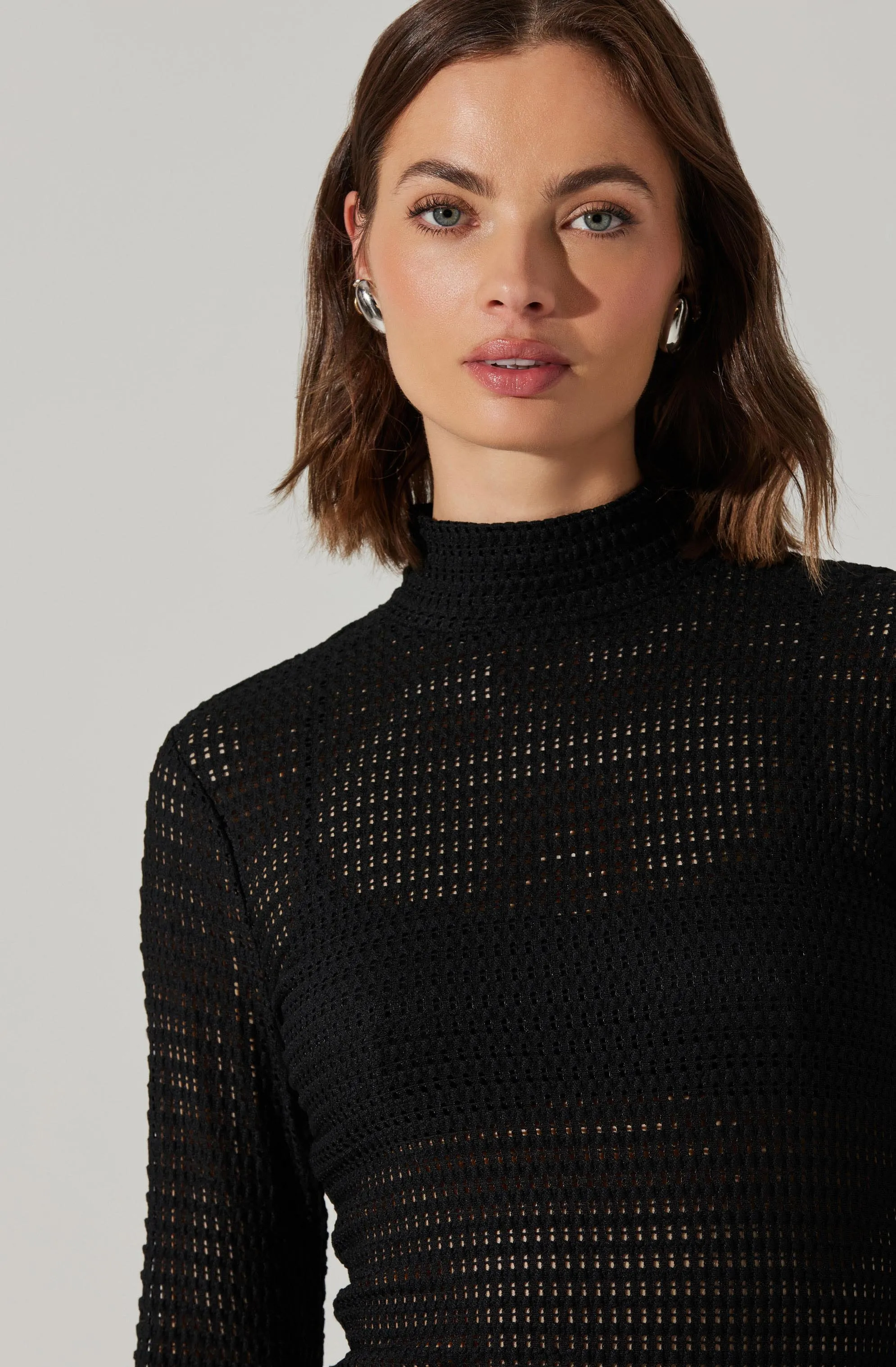 Lida Open Knit Top sold by Astr product image thumbnail 3