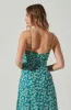 Floral Ruched Bust Midi Dress sold by Astr