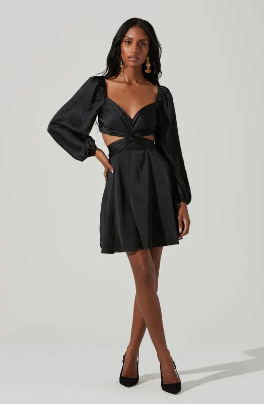 Anamaria Cutout Long Sleeve Mini Dress sold by Astr