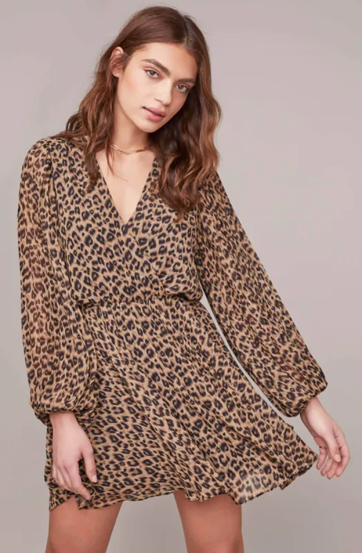 Raphaela Leopard Print Dress sold by Astr