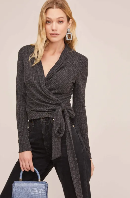 Celeste Wrap Top sold by Astr