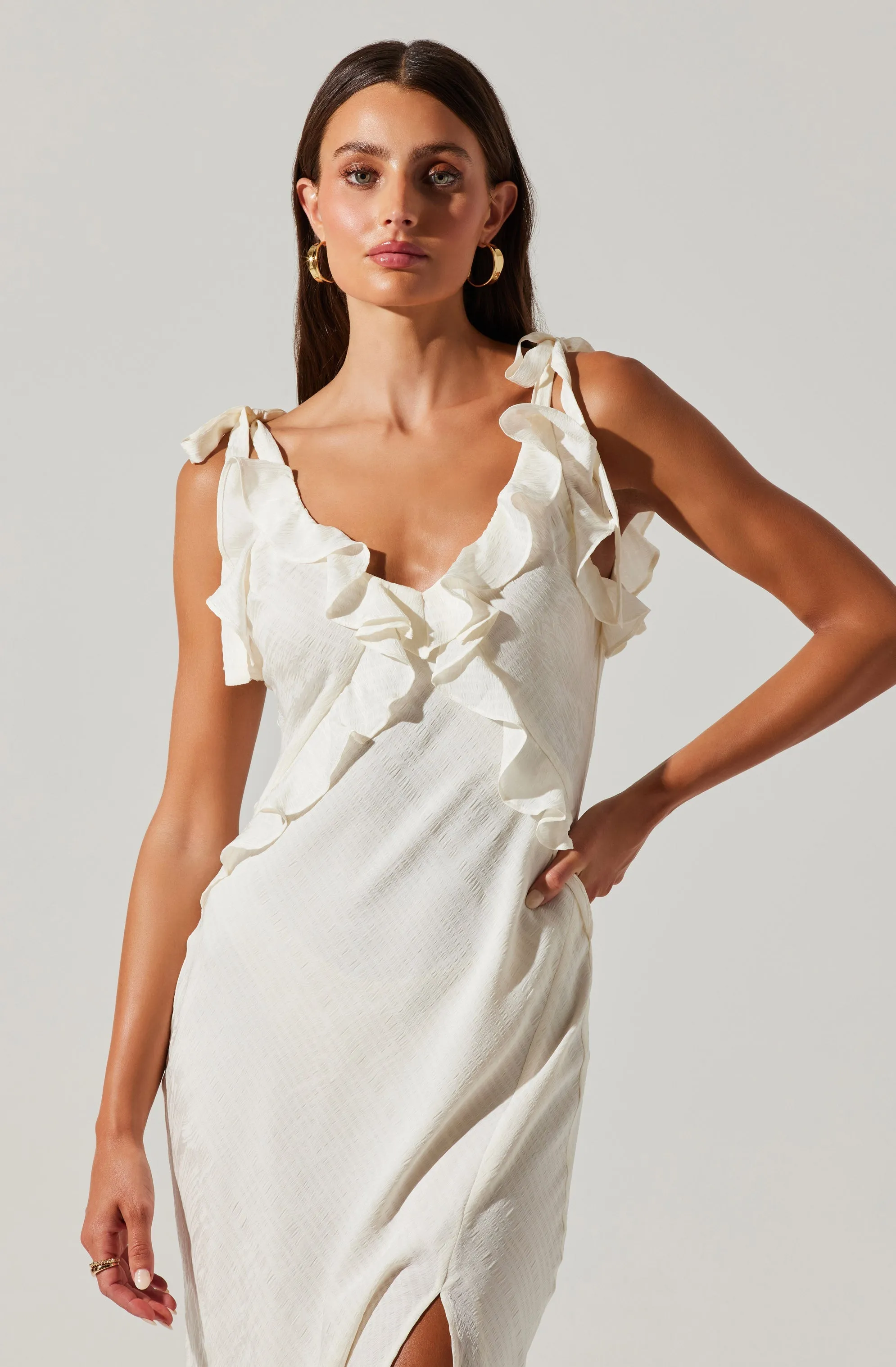 Sorbae Ruffle Maxi Dress sold by Astr product image thumbnail 2